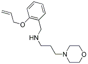 N-(2-(ALLYLOXY)BENZYL)-3-MORPHOLIN-4-YLPROPAN-1-AMINE Struktur