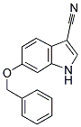 2-(6-BENZYLOXYINDOLYL)ACETONITRILE Struktur