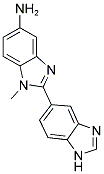 1-METHYL-1 H ,1' H-[2,5']BIBENZOIMIDAZOLYL-5-YLAMINE Struktur