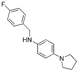 N-(4-FLUOROBENZYL)-4-PYRROLIDIN-1-YLANILINE Struktur