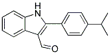 2-(4-ISOPROPYLPHENYL)-1H-INDOLE-3-CARBALDEHYDE Struktur