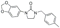 1-(1,3-BENZODIOXOL-5-YL)-3-(4-METHYLBENZYL)IMIDAZOLIDIN-2-ONE Struktur