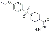 1-(4-ETHOXY-BENZENESULFONYL)-PIPERIDINE-4-CARBOXYLIC ACID HYDRAZIDE Struktur