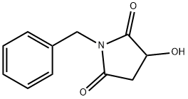 1-BENZYL-3-HYDROXY-PYRROLIDINE-2,5-DIONE Struktur