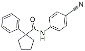 N-(4-CYANOPHENYL)(PHENYLCYCLOPENTYL)FORMAMIDE Struktur