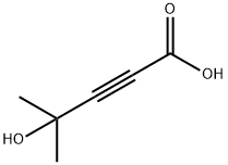 4-HYDROXY-4-METHYL-PENT-2-YNOIC ACID Struktur