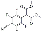 (2,3,5,6-TETRAFLUORO-4-CYANOPHENYL)MALONIC ACID DIMETHYL ESTER Struktur