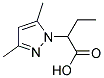 2-(3,5-DIMETHYL-PYRAZOL-1-YL)-BUTYRIC ACID Struktur