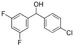 4-CHLORO-3',5'-DIFLUOROBENZHYDROL Struktur