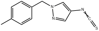 4-ISOTHIOCYANATO-1-(4-METHYL-BENZYL)-1H-PYRAZOLE Struktur