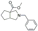 2-BENZYL-HEXAHYDRO-CYCLOPENTA[C]PYRROLE-3A-CARBOXYLIC ACID METHYL ESTER Struktur