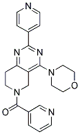 (4-MORPHOLIN-4-YL-2-PYRIDIN-4-YL-7,8-DIHYDRO-5H-PYRIDO[4,3-D]PYRIMIDIN-6-YL)-PYRIDIN-3-YL-METHANONE Struktur