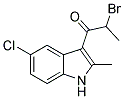 2-BROMO-1-(5-CHLORO-2-METHYL-1H-INDOL-3-YL)-PROPAN-1-ONE Struktur