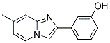 3-(7-METHYLIMIDAZO[1,2-A]PYRIDIN-2-YL)PHENOL Struktur