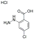 4-CHLORO-2-HYDRAZINOBENZOIC ACID HYDROCHLORIDE Struktur