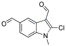 2-CHLORO-1-METHYL-1H-INDOLE-3,5-DICARBALDEHYDE Struktur