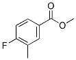 4-FLUORO-3-METHYLBENZOIC ACID METHYL ESTER Struktur