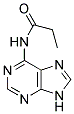 N-(9H-PURIN-6-YL)PROPANAMIDE Struktur