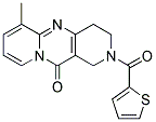 6-METHYL-2-(THIEN-2-YLCARBONYL)-1,2,3,4-TETRAHYDRO-11H-DIPYRIDO[1,2-A:4',3'-D]PYRIMIDIN-11-ONE Struktur