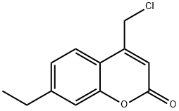 4-CHLOROMETHYL-7-ETHYL-CHROMEN-2-ONE Struktur