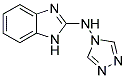 N-4H-1,2,4-TRIAZOL-4-YL-1H-BENZIMIDAZOL-2-AMINE Struktur