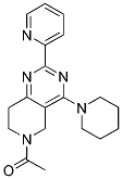 1-(4-PIPERIDIN-1-YL-2-PYRIDIN-2-YL-7,8-DIHYDRO-5H-PYRIDO[4,3-D]PYRIMIDIN-6-YL)-ETHANONE Struktur