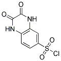 2,3-DIOXO-1,2,3,4-TETRAHYDROQUINOXALINE-6-SULFONYL CHLORIDE Struktur