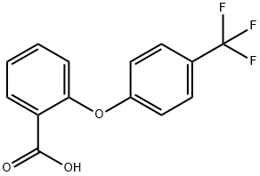 2-[4-(TRIFLUOROMETHYL)PHENOXY]BENZOIC ACID Struktur