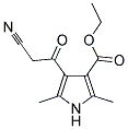 4-(2-CYANO-ACETYL)-2,5-DIMETHYL-1H-PYRROLE-3-CARBOXYLIC ACID ETHYL ESTER Struktur