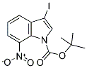 3-IODO-7-NITROINDOLE-1-CARBOXYLIC ACID TERT-BUTYL ESTER Struktur