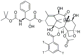 DOCETAXEL, [2-BENZOYL 2,3,5-3H] Struktur