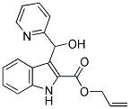 3-(HYDROXY-PYRIDIN-2-YL-METHYL)-1H-INDOLE-2-CARBOXYLIC ACID ALLYL ESTER Struktur