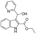 3-(HYDROXY-PYRIDIN-2-YL-METHYL)-1H-INDOLE-2-CARBOXYLIC ACID ETHYL ESTER Struktur