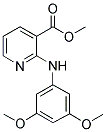 METHYL-2-(3,5-DIMETHOXYPHENYLAMINO) NICOTINATE Struktur