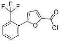 5-[2-(TRIFLUOROMETHYL)PHENYL]-2-FUROYL CHLORIDE Struktur