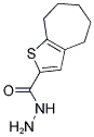 5,6,7,8-TETRAHYDRO-4H-CYCLOHEPTA[B]THIOPHENE-2-CARBOXYLIC ACID HYDRAZIDE Struktur