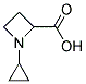 1-CYCLOPROPYL-2-AZETIDINECARBOXYLIC ACID Struktur