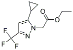 (5-CYCLOPROPYL-3-TRIFLUOROMETHYL-PYRAZOL-1-YL)-ACETIC ACID ETHYL ESTER Struktur