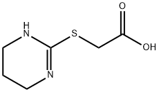 (1,4,5,6-TETRAHYDRO-PYRIMIDIN-2-YLSULFANYL)-ACETIC ACID Struktur