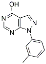 1-(3-METHYLPHENYL)-1H-PYRAZOLO[3,4-D]PYRIMIDIN-4-OL Struktur