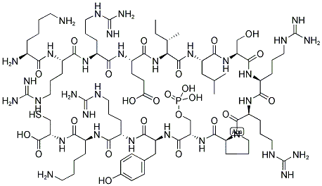 CREBTIDE [KRREILSRRPSYR], PHOSPHORYLATED, C-TERM KC Struktur