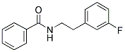 N-BENZOYL-3-FLUOROPHENYLETHYL-AMINE Struktur