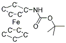 N-(TERT-BUTOXYCARBONYL)AMINOFERROCENE Struktur