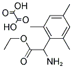 ETHYL AMINO(MESITYL)ACETATE OXALATE Struktur