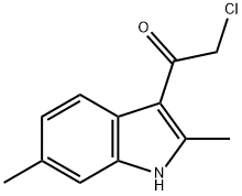 2-CHLORO-1-(2,6-DIMETHYL-1H-INDOL-3-YL)-ETHANONE Struktur