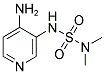 4-AMINO-3-(DIMETHYLSULFAMOYLAMINO)PYRIDINE Struktur