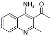 1-(4-AMINO-2-METHYLQUINOLIN-3-YL)ETHANONE Struktur