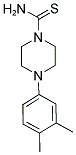 4-(3,4-DIMETHYLPHENYL)PIPERAZINE-1-CARBOTHIOAMIDE Struktur