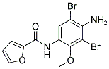 N-(4-AMINO-3,5-DIBROMO-2-METHOXYPHENYL)-2-FURAMIDE Struktur