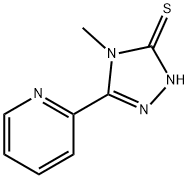 4-METHYL-5-PYRIDIN-2-YL-4H-1,2,4-TRIAZOLE-3-THIOL Struktur